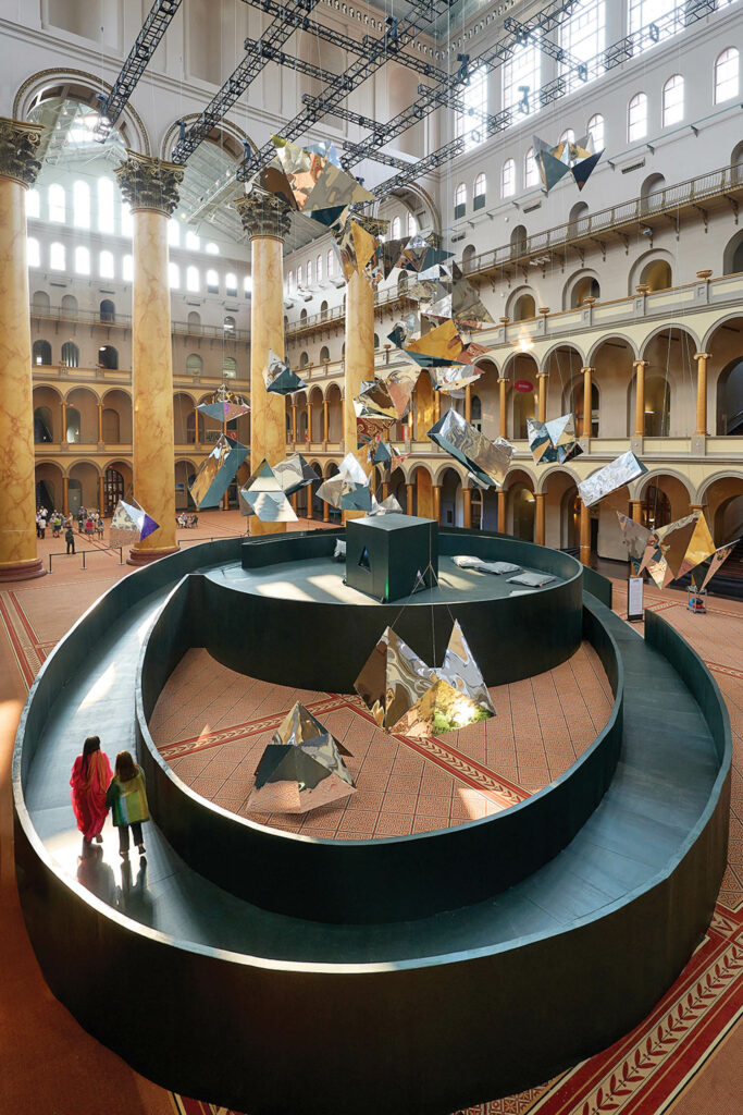 "Look Here," an installation at the National Building Museum in Washington