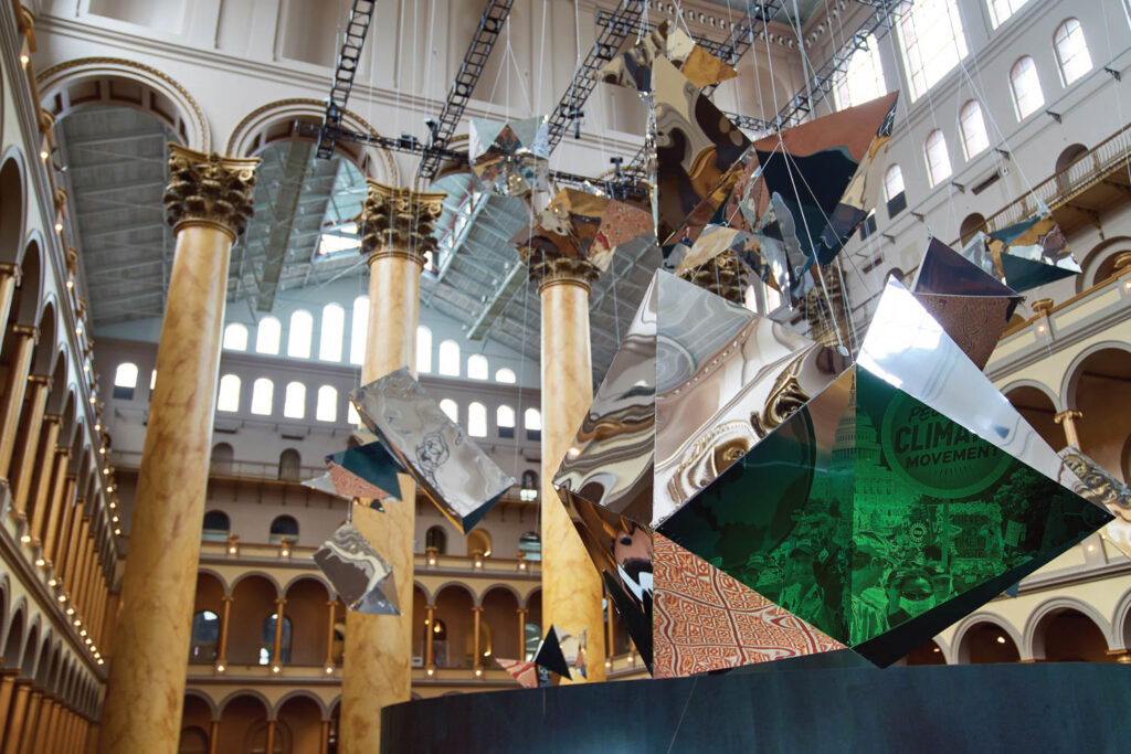 "Look Here," an installation at the National Building Museum in Washington
