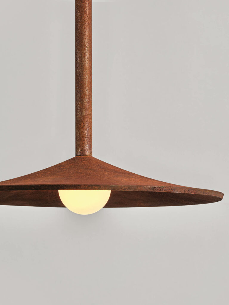 a pendant light from Coil + Drift's Foundry collection