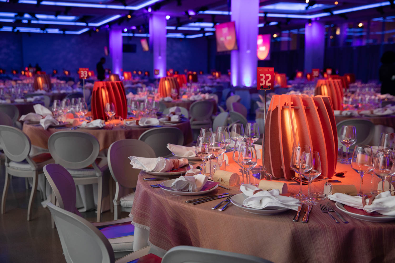 tables at Interior Design's 2023 Hall of Fame gala